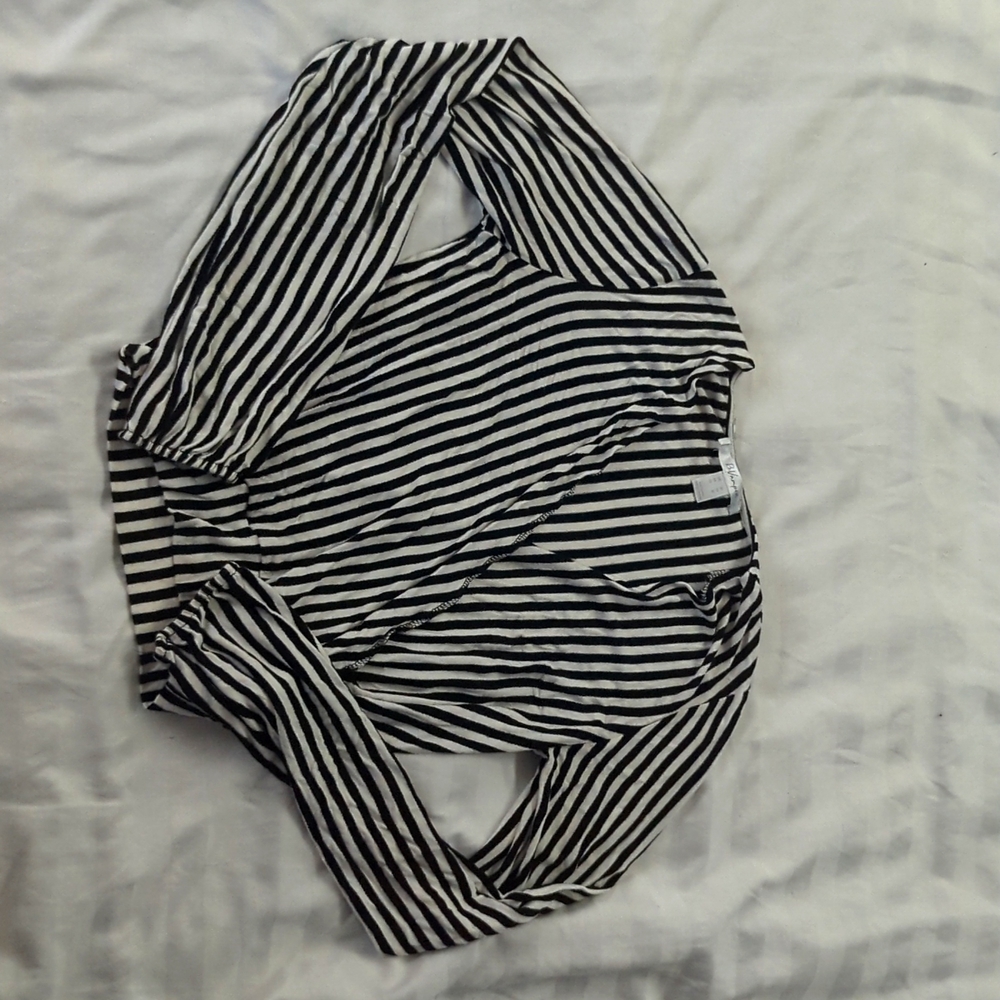 Revamped deep v neck shirt medium